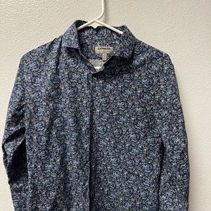 Express Floral Dress Shirt